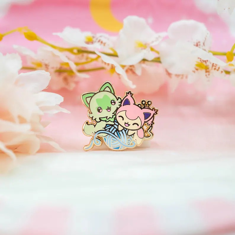 Poroful Poké Cats Sprigatito Skitty