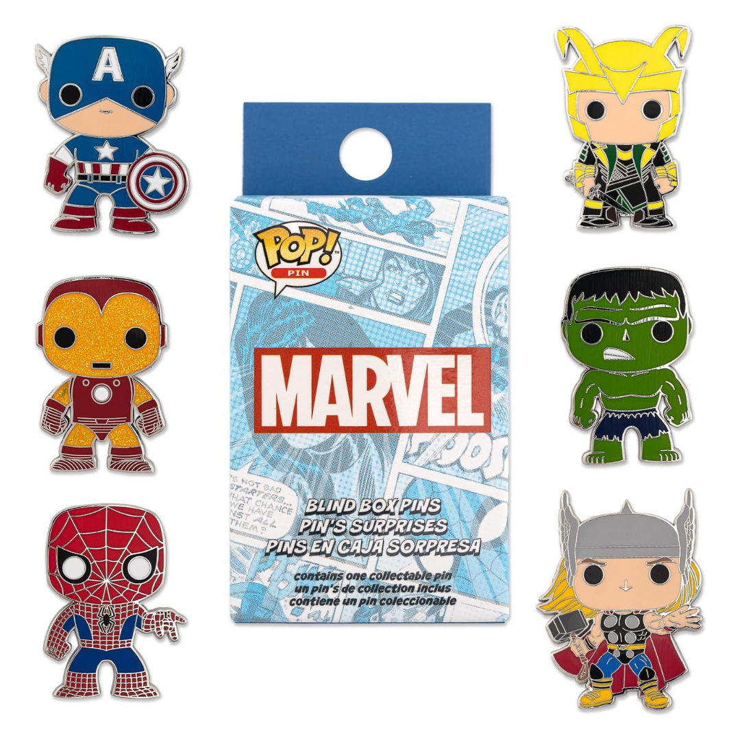 Loungefly Marvel Pop Superhero Blind Box Pin
