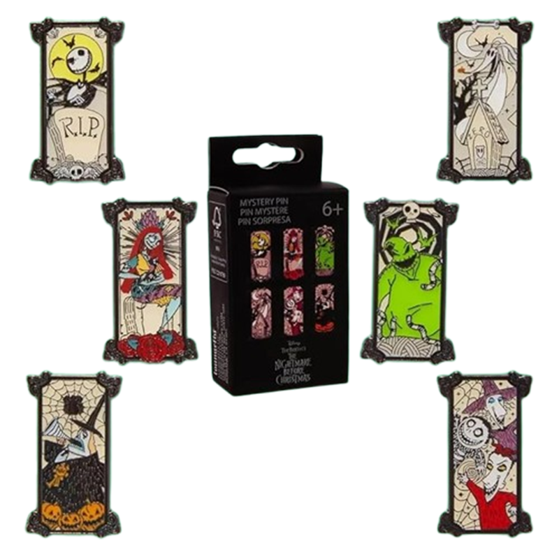 Loungefly Disney Nightmare Before Christmas Portrait Style Blind Box Pin