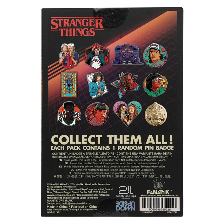 Fanattik Stranger Things Blind Box Pin