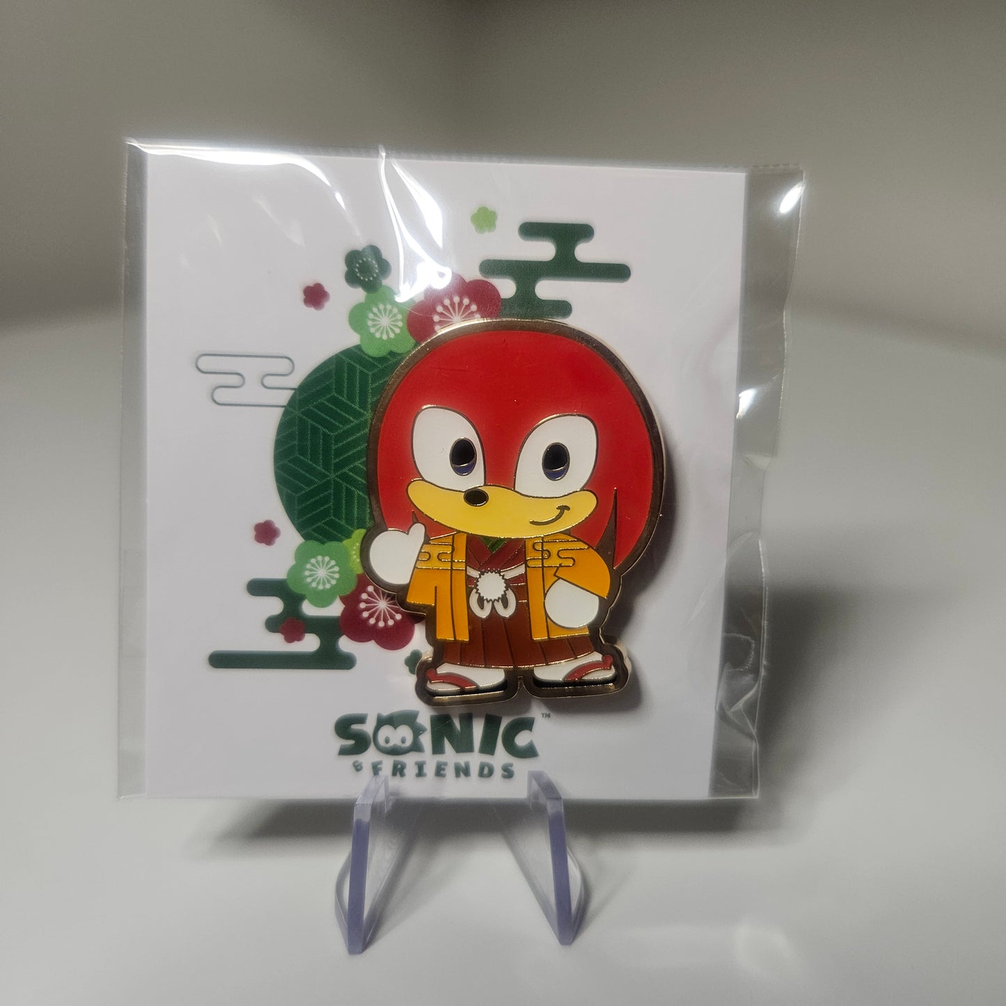 SEGA Sonic the Hedgehog & Friends Knuckles Kimono Pin