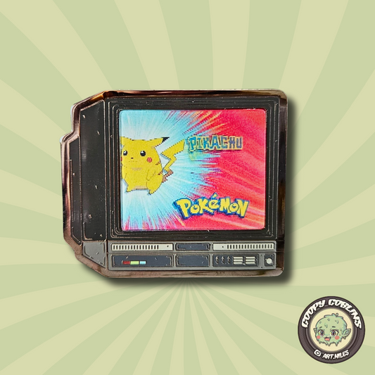 Goopy Goblins Lenticular Retro TV Who's That Pokémon?