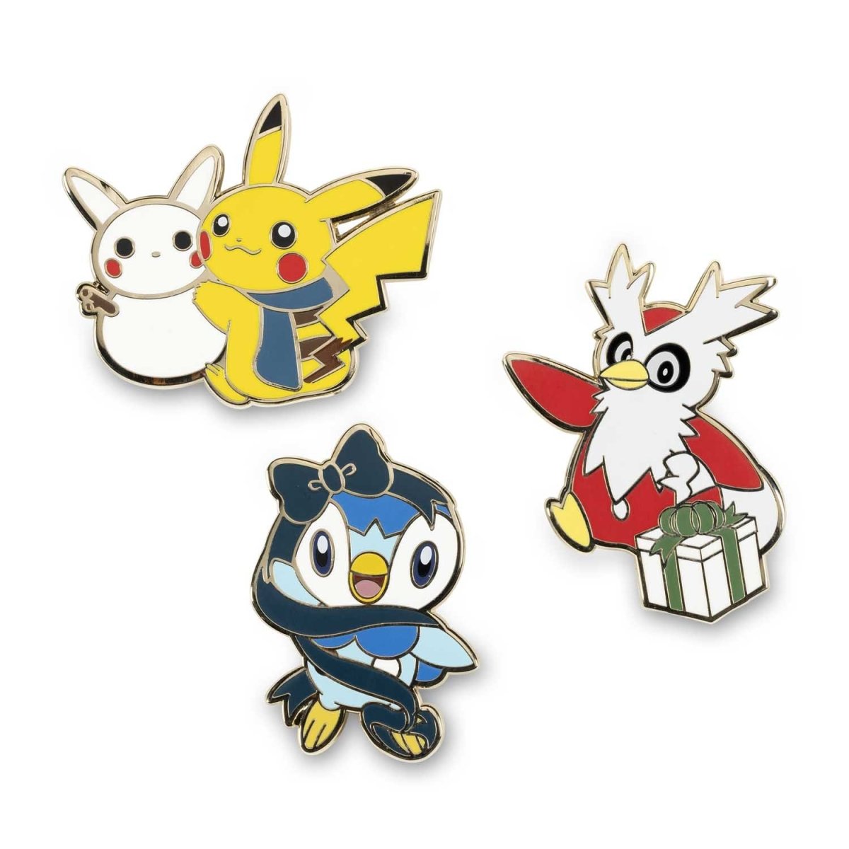 Pokémon Center Holiday Joy (3-Pack) Pikachu Delibird Piplup