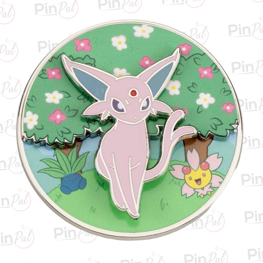 Pokémon Espeon Flower Wonderland Spinning Scenes Pin