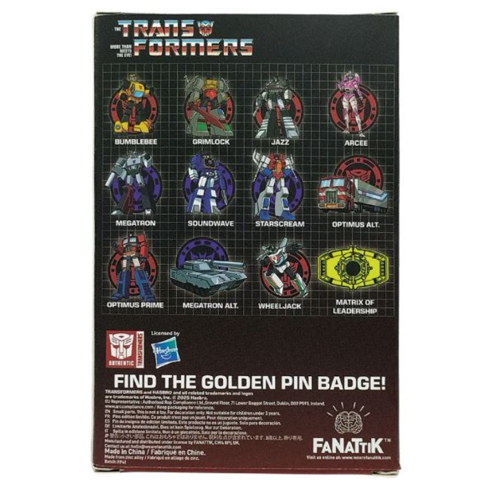 Fanattik Transformers Blind Box Pin