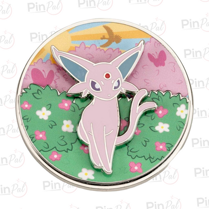 Pokémon Espeon Flower Wonderland Spinning Scenes Pin