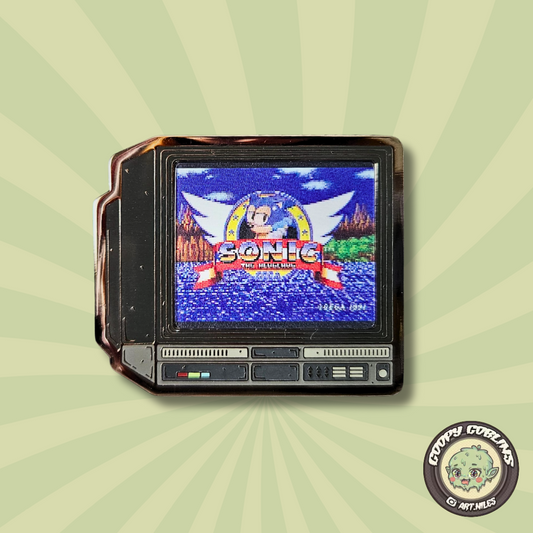 Goopy Goblins Lenticular Retro TV Sonic