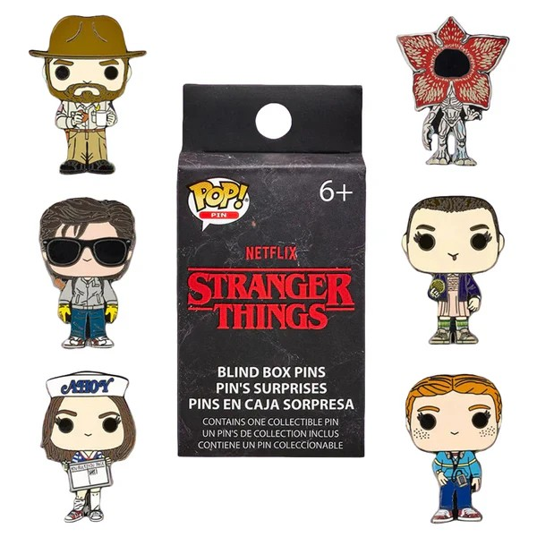 Loungefly Pop! Netflix Stranger Things Character Blind Box Pin