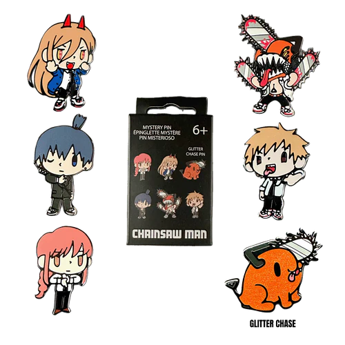 Loungefly Funko Chainsaw Man Chibi Blind Box Pin
