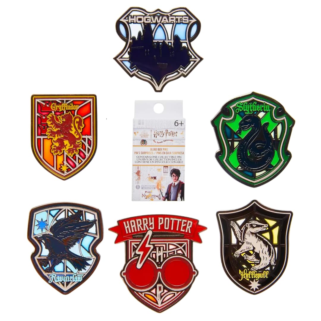 Loungefly Harry Potter Stained Glass Blind Box Pin
