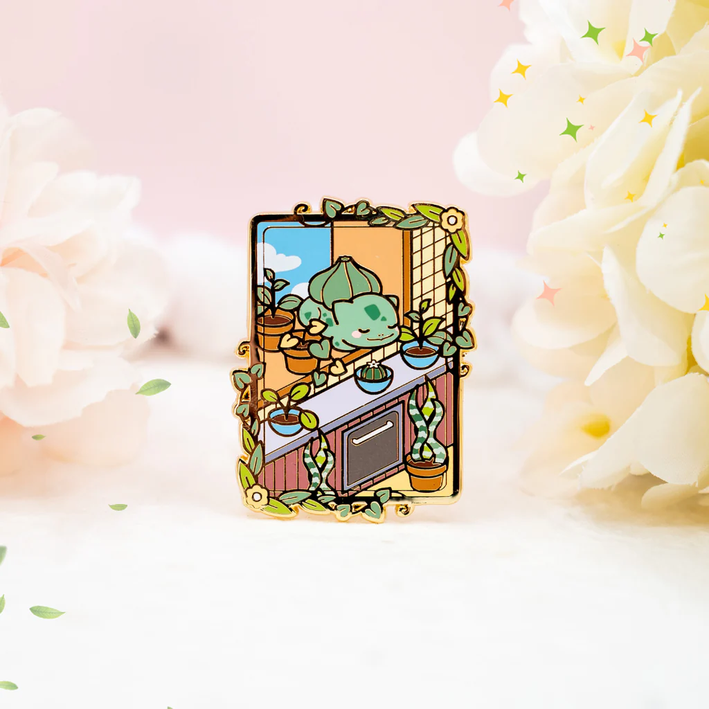 Poroful Stamp Cosy Plant Corner Bulbasaur