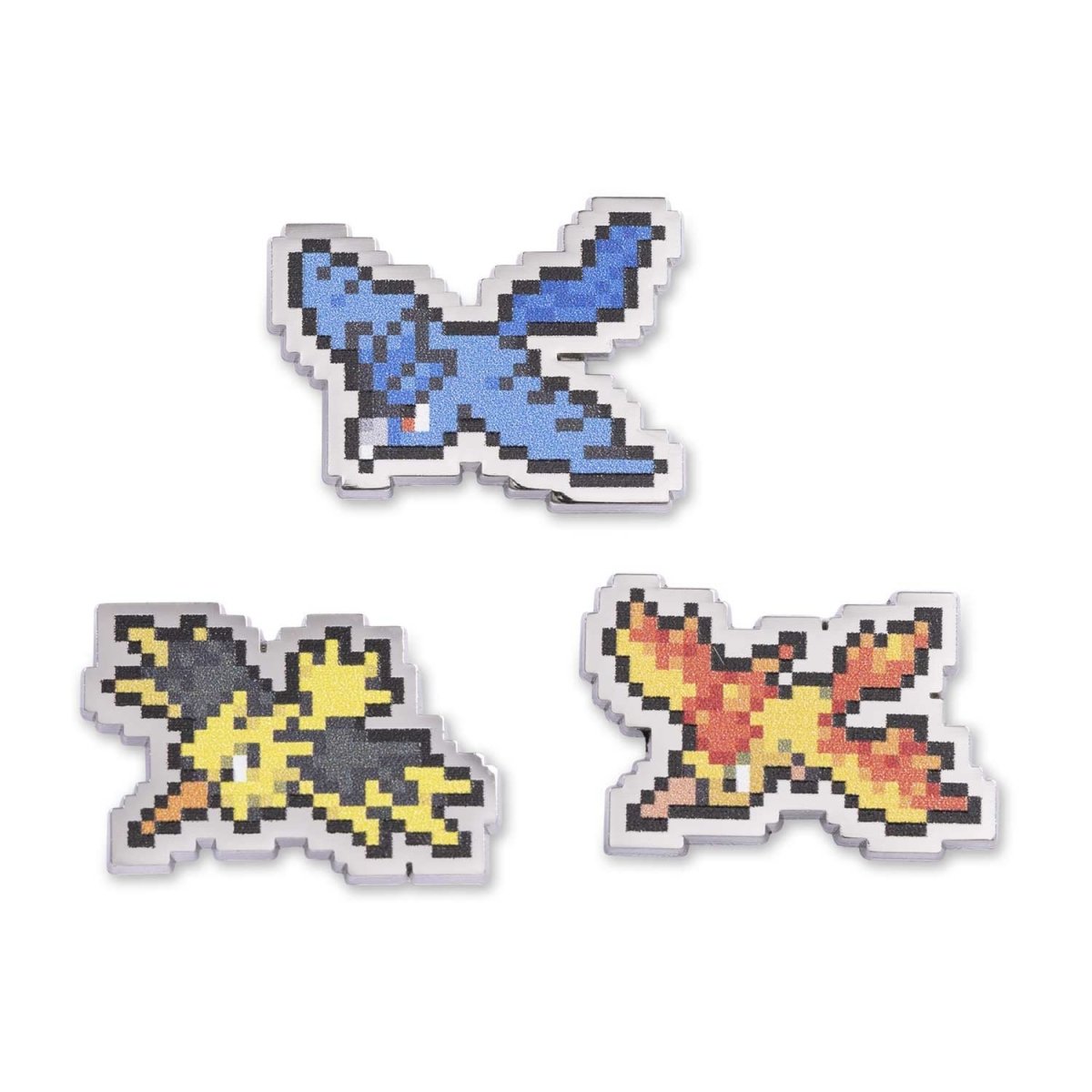 Pokémon Center Pixel Pins (3 Pack) Articuno Zapdos Moltres