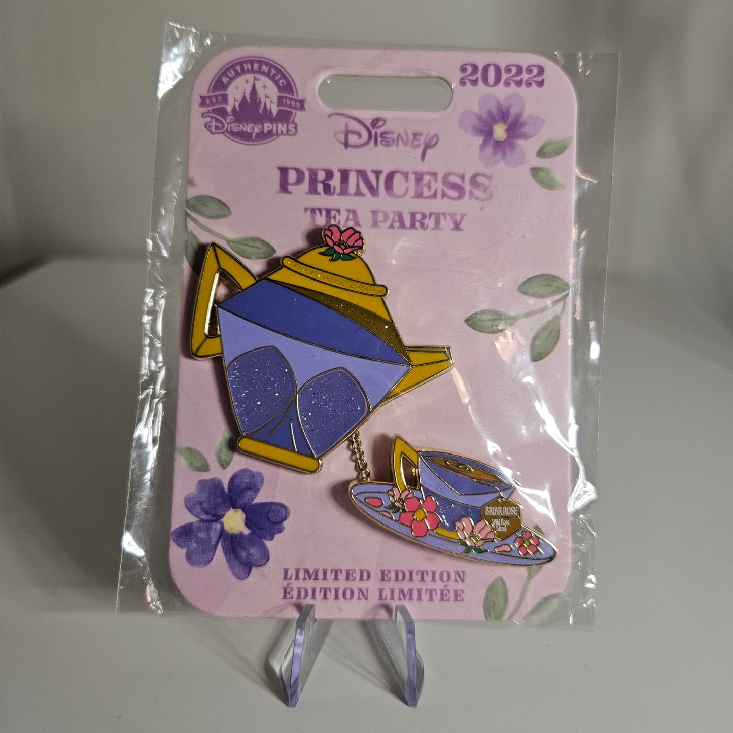 Disney Princess Tea Party Sleeping Beauty as Briar Rose Limited Edition Pin