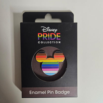 Disney Mickey Mouse Ears Rainbow Pride Pin