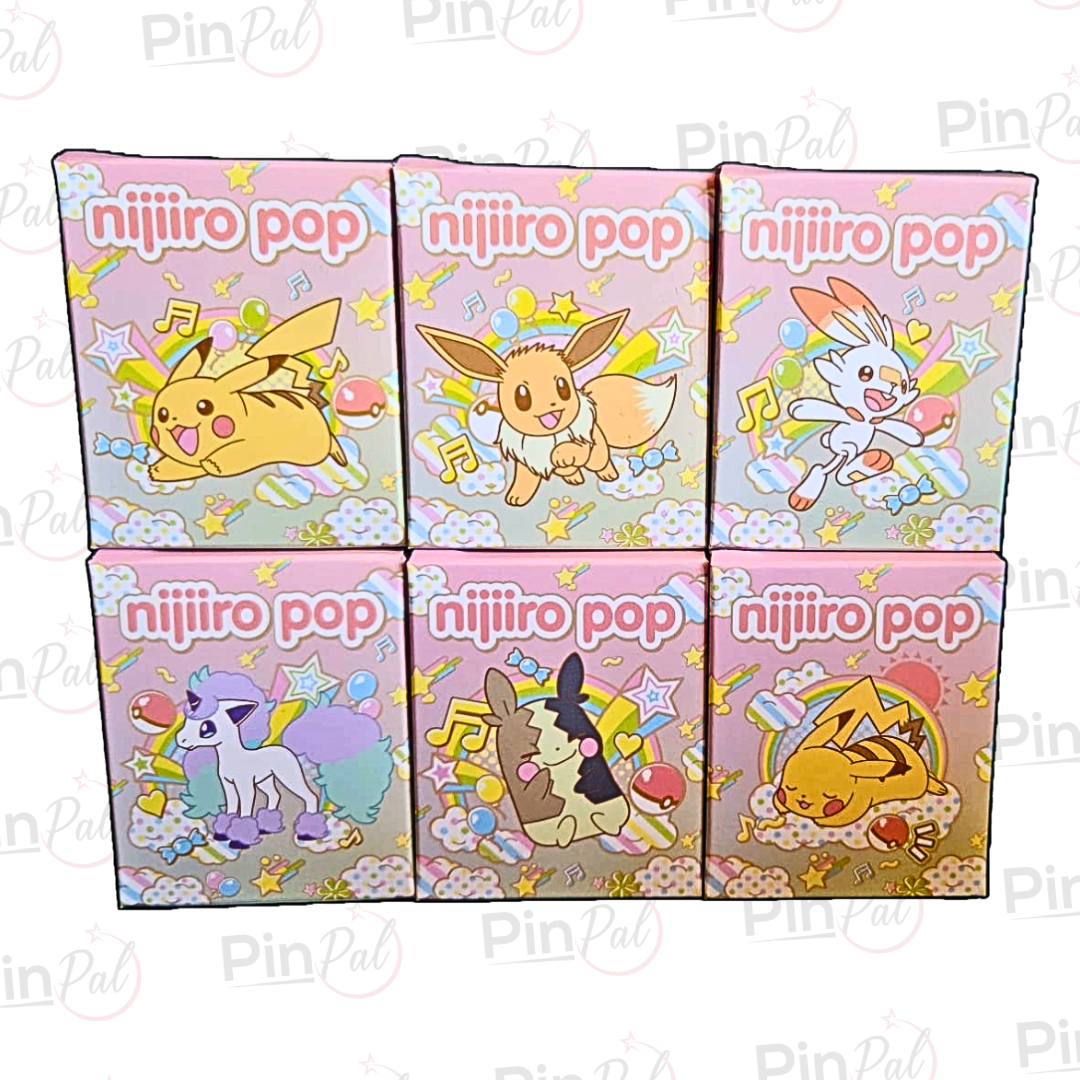 Pokémon Nijiiro Pop Rainbow Pins