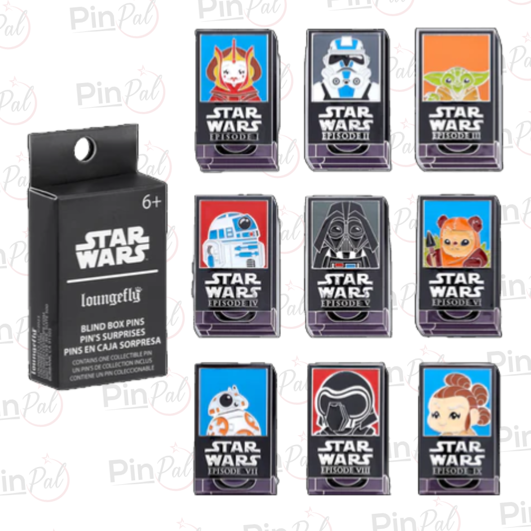 Loungefly Star Wars - VHS Blind Box Pin