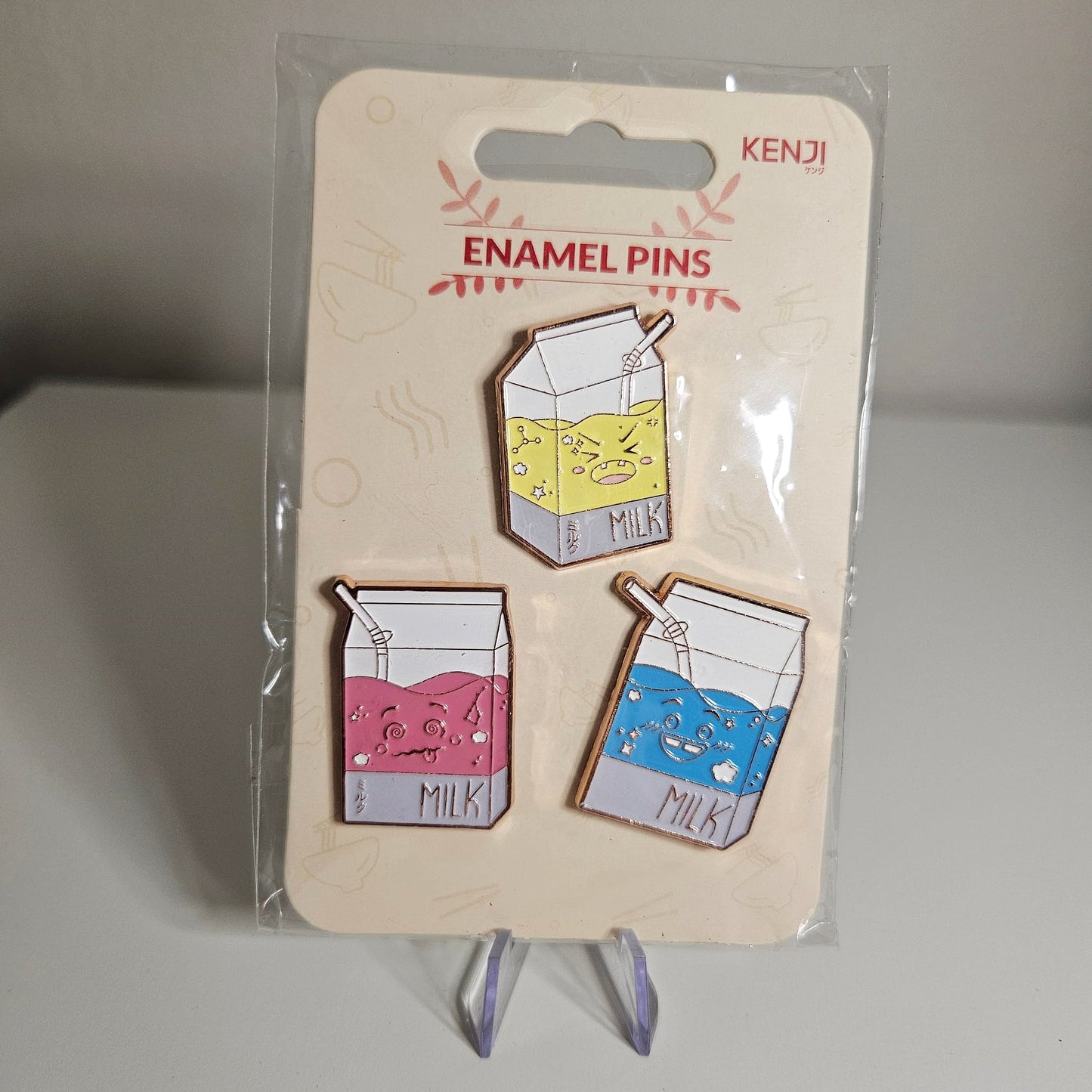 Kenji Pin Set - Milk Cartons