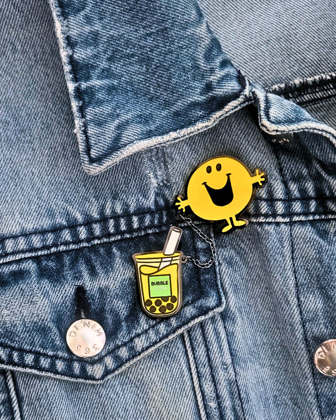 Mr Men & Little Miss x Bubble CiTea Blind Box Pin