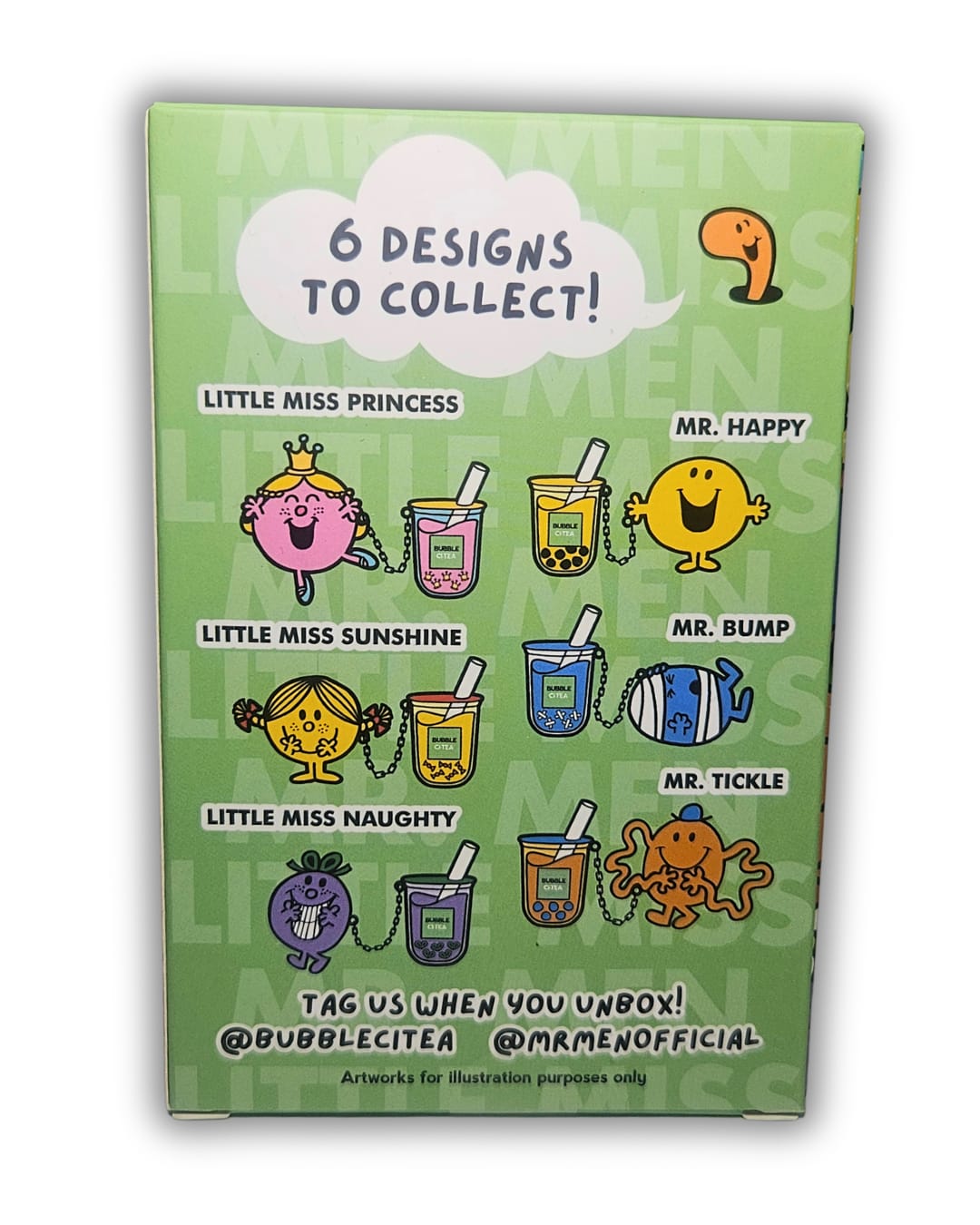 Mr Men & Little Miss x Bubble CiTea Blind Box Pin