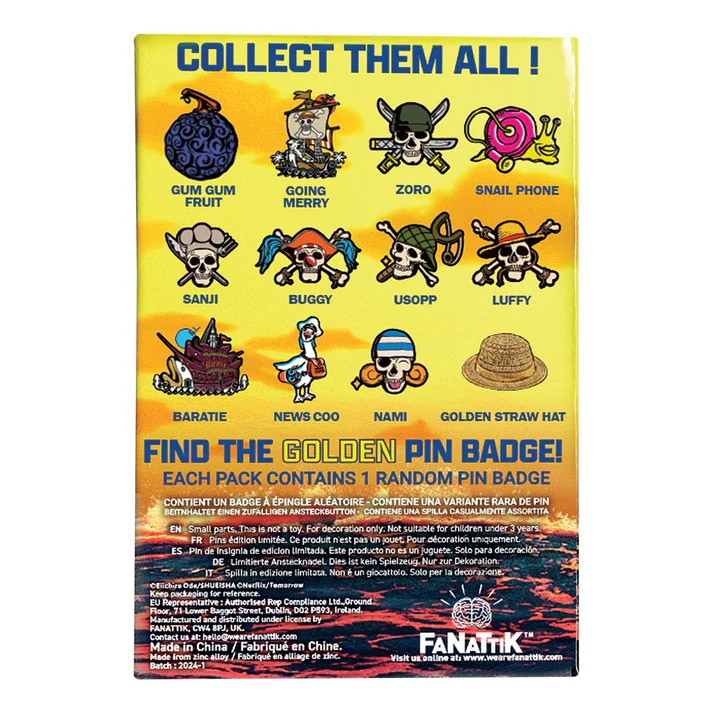Fanattik One Piece Blind Box Pin