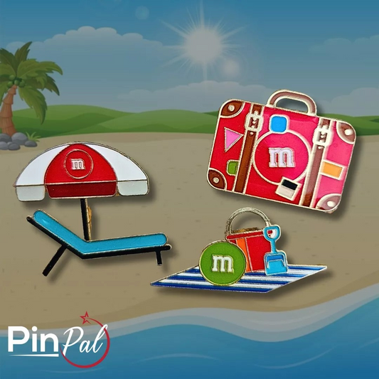 M&M Beach Holiday Pin Set 2021