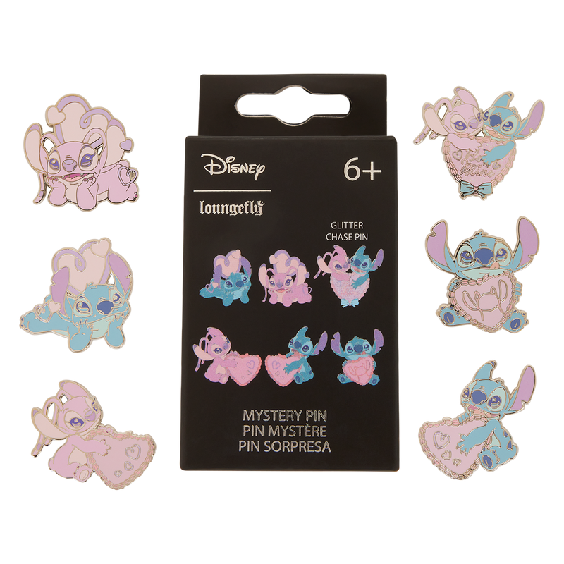 Loungefly Disney Stitch & Angel Be Mine Blind Box Pin