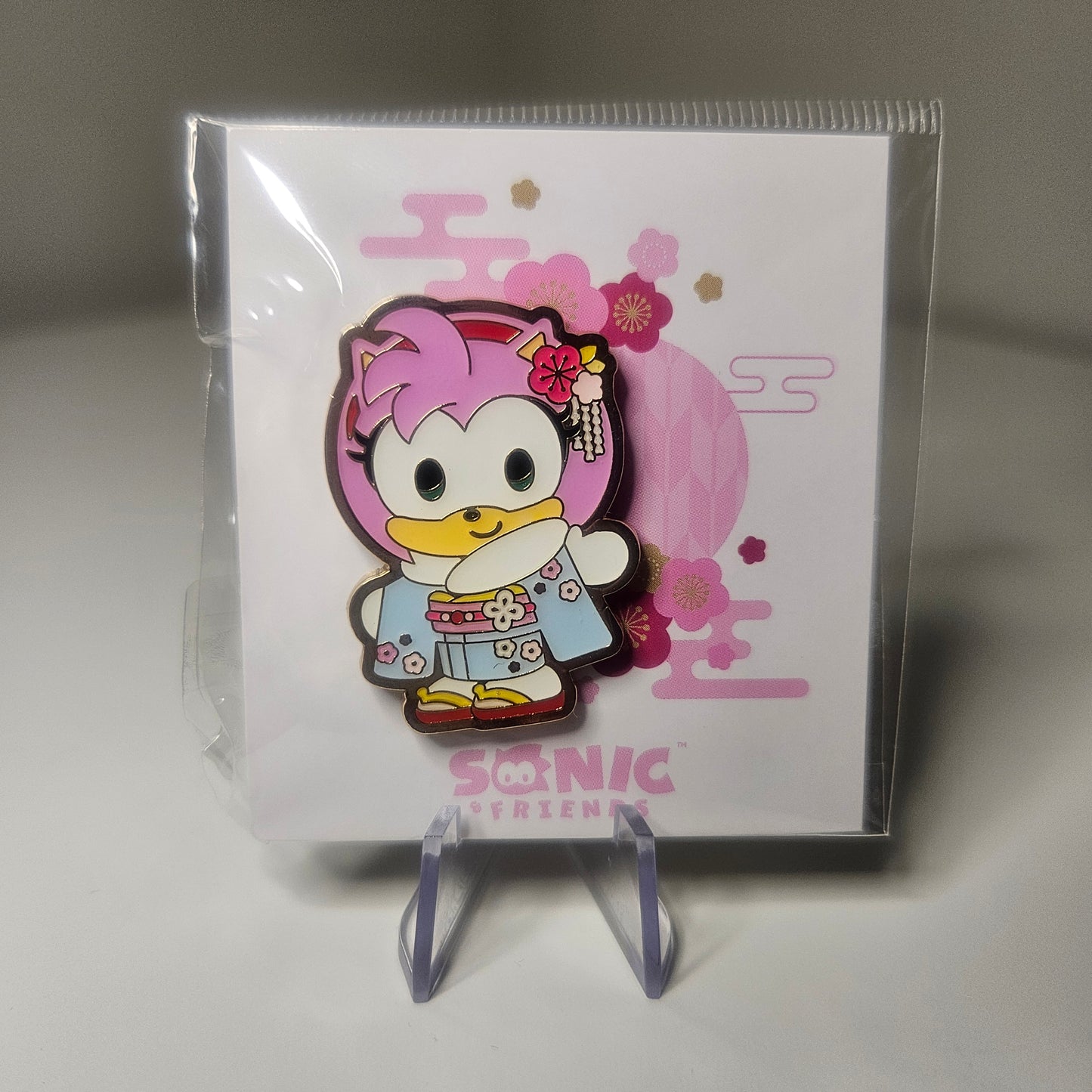 SEGA Sonic the Hedgehog & Friends Amy Kimono Pin