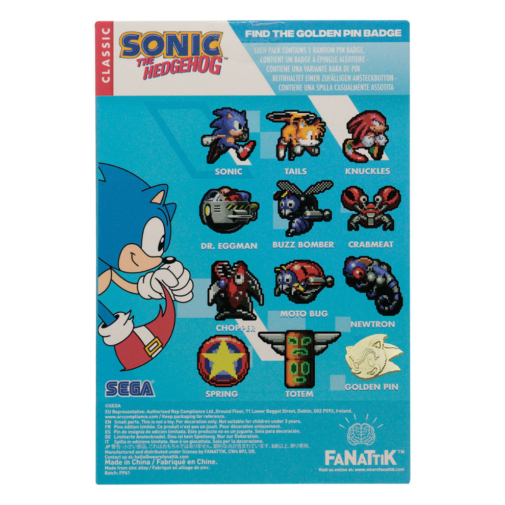 Fanattik Sonic The Hedgehog Blind Box Pin