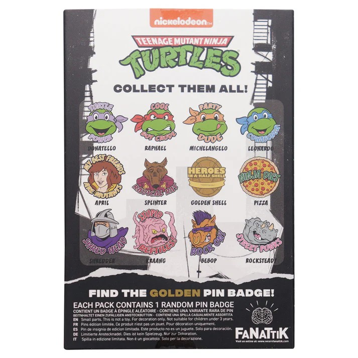Fanattik Teenage Mutant Ninja Turtles Blind Box Pin