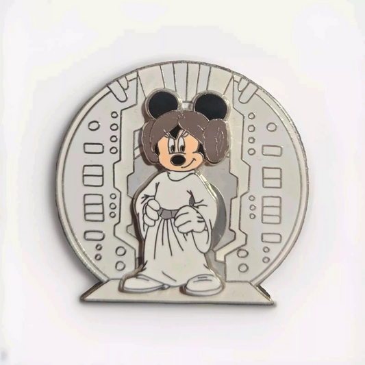 Disney Star Wars 3D Minnie Mouse Princess Leia 2007 Pin