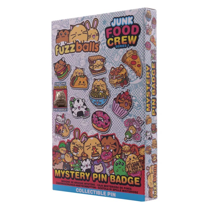 Fanattik Fuzzballs Cats Blind Box Pin