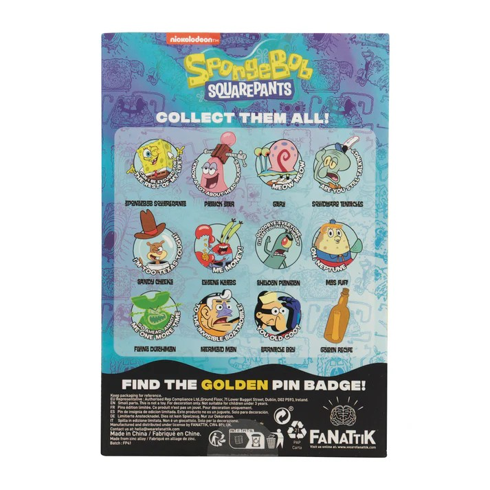 Fanattik Spongebob Squarepants Blind Box Pin